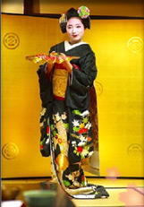 舞妓さんとの宴会プラン 祇をん豆ちほさん